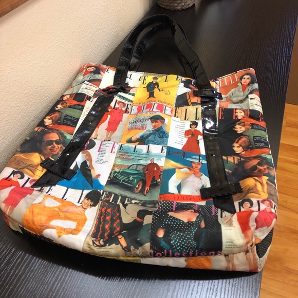 Handbags - Elle Magazine Retro Tote Bag
